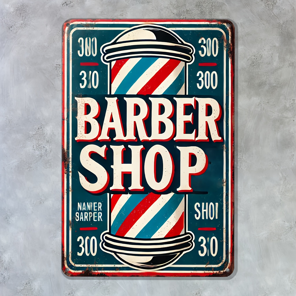 Металлическая табличка для пар – обзор и цена Home Barbershop