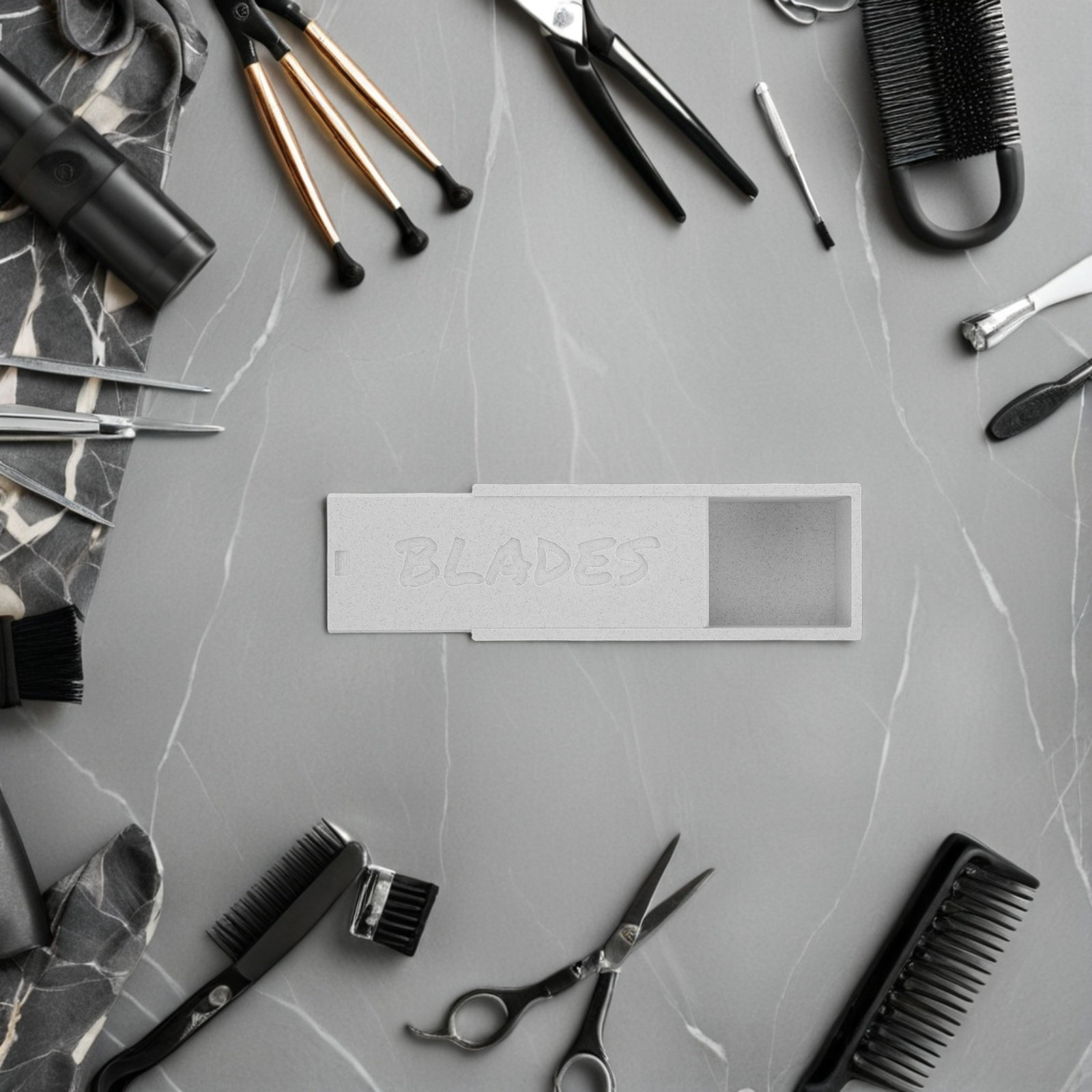 Белый двойной футляр для хране – обзор и цена Home Barber