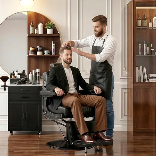 Черное парикмахерское кресло д – обзор и цена Home Barber